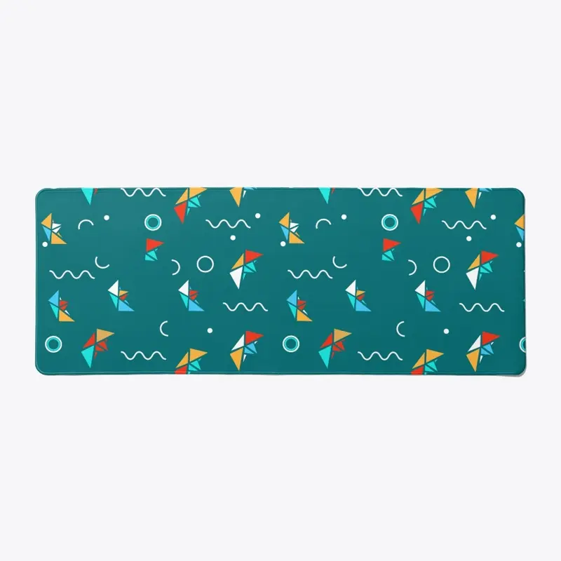 Ocean Sea Aqua Seamless Pattern - Green